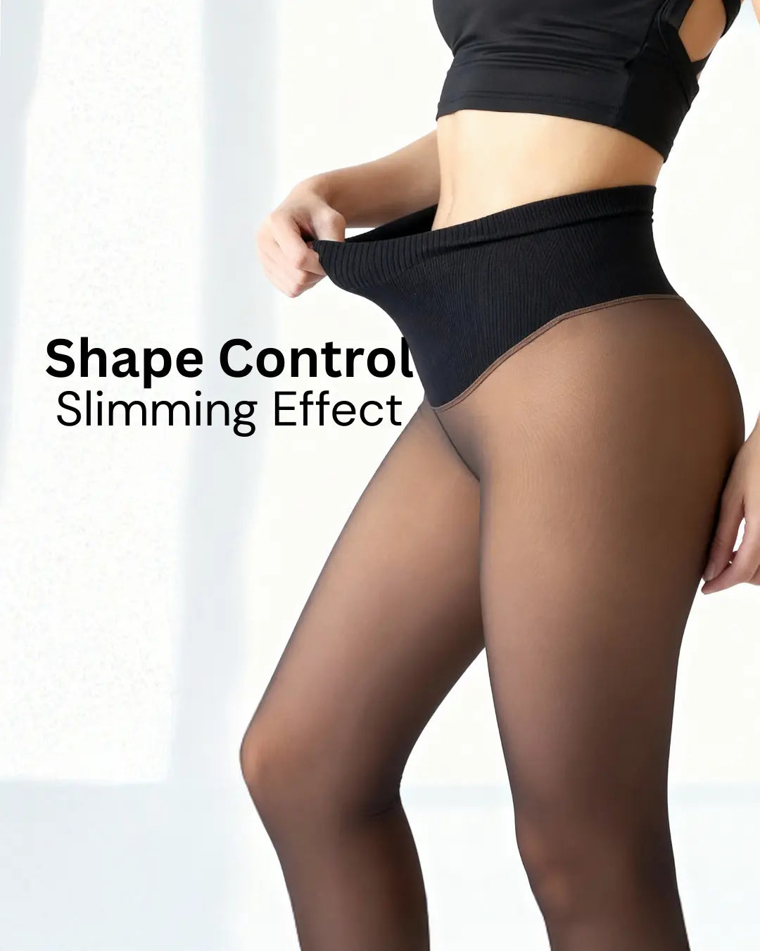 Anti-Cellulite & Smoothing Leggings with Tummy Control Waistband