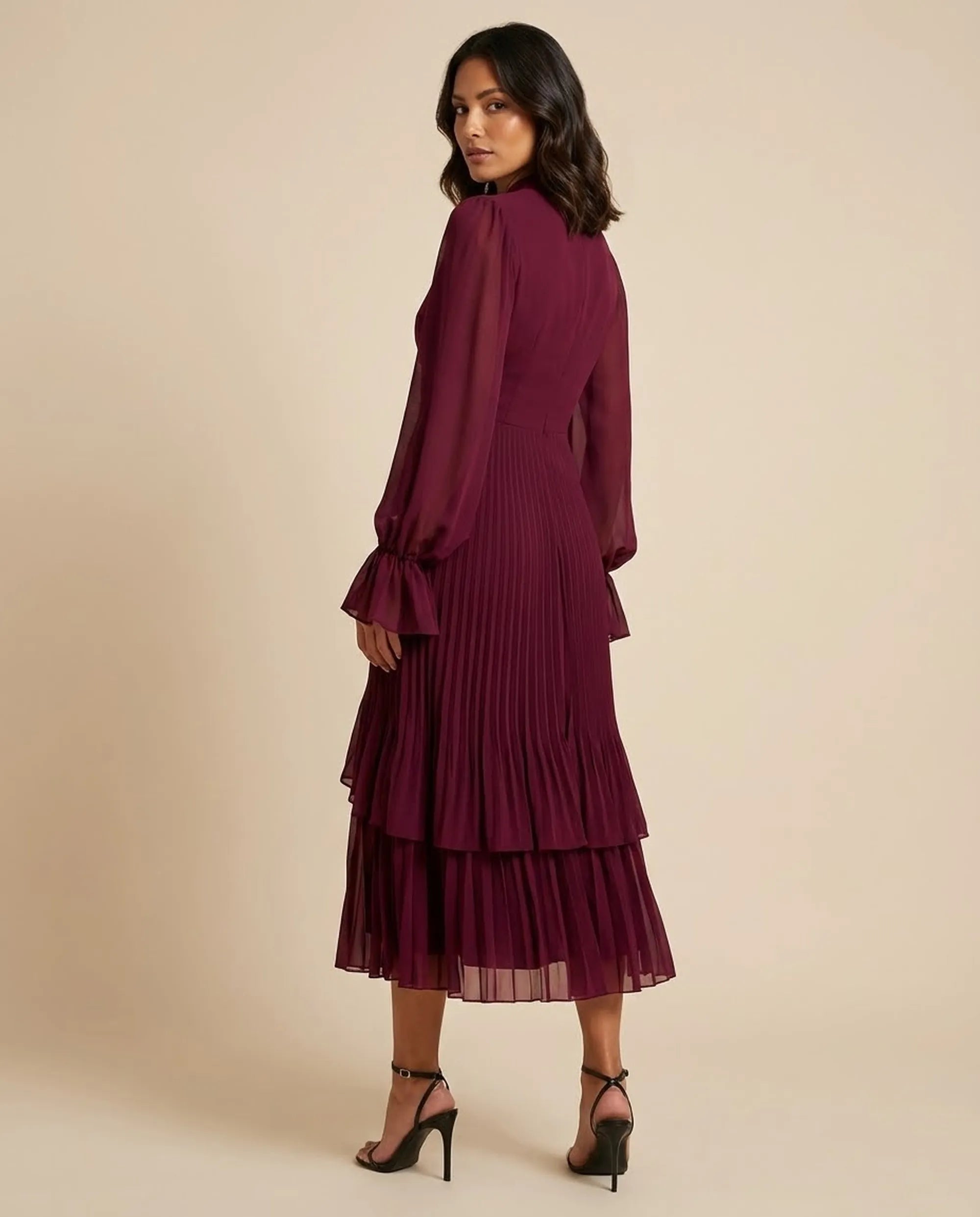 Vestido Midi "Verona" | Edición Plisada Luxury