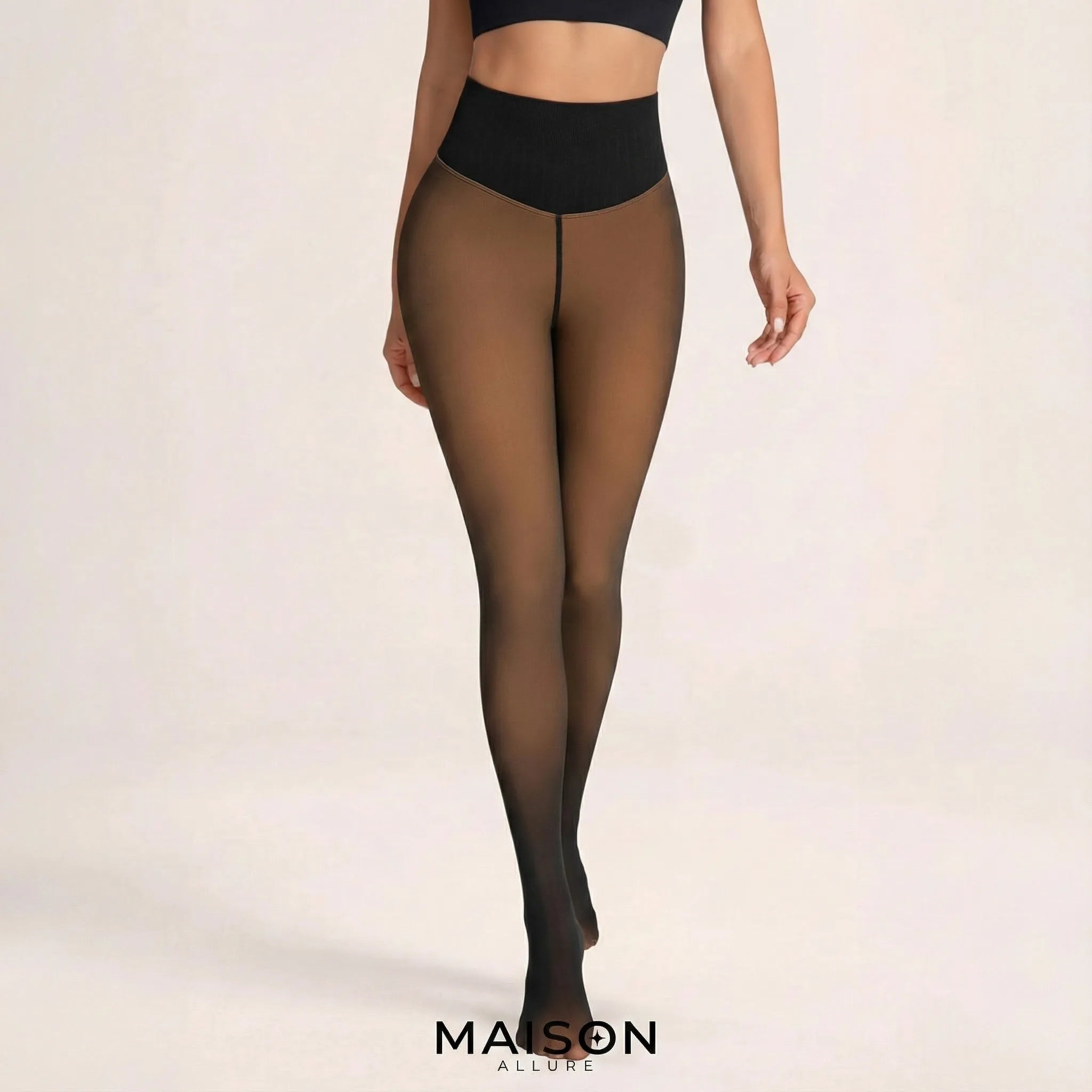 Anti-Cellulite & Smoothing Leggings with Tummy Control Waistband