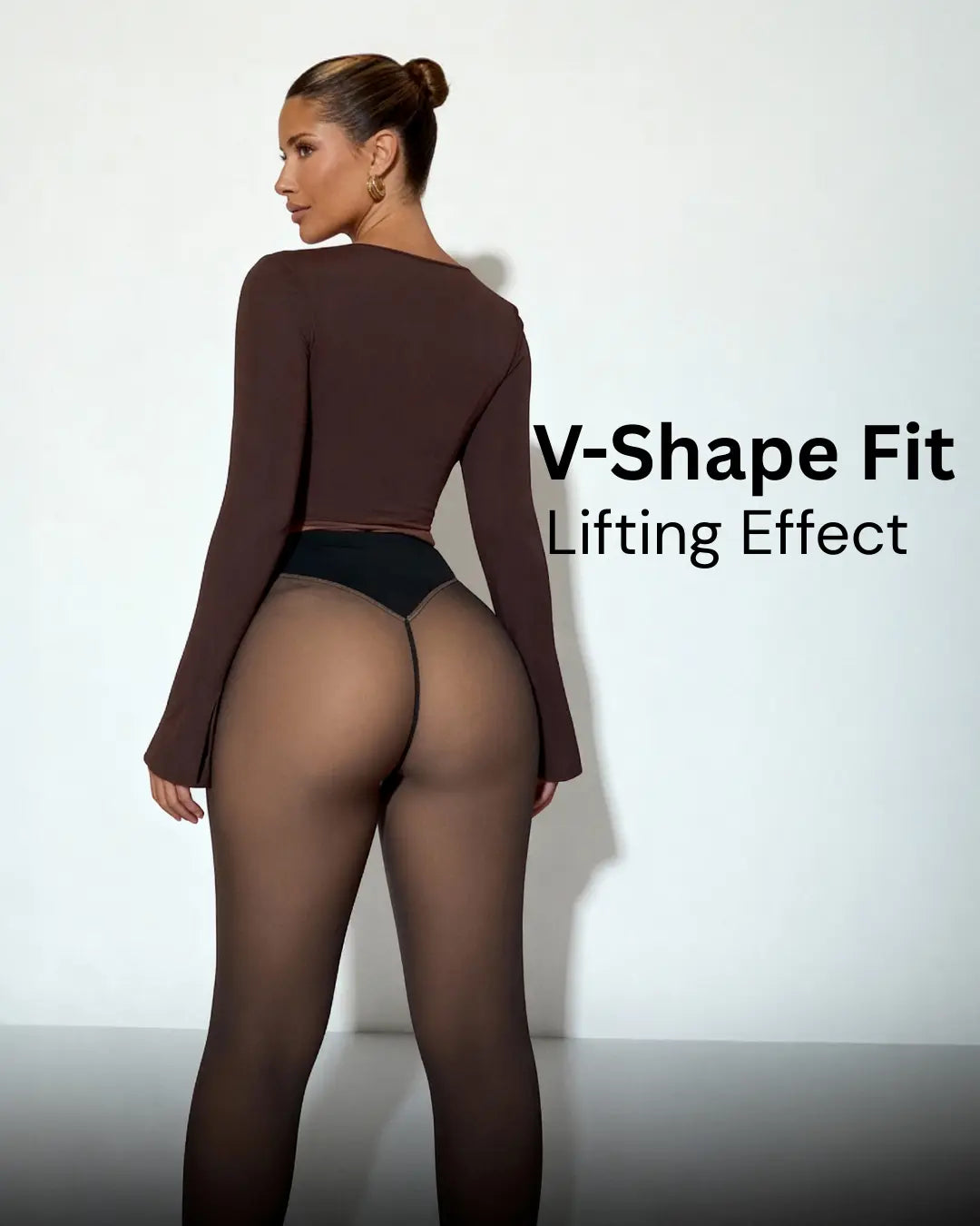 Anti-Cellulite & Smoothing Leggings with Tummy Control Waistband