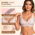 Deep V Push-Up Seamless Wireless Jelly Bra