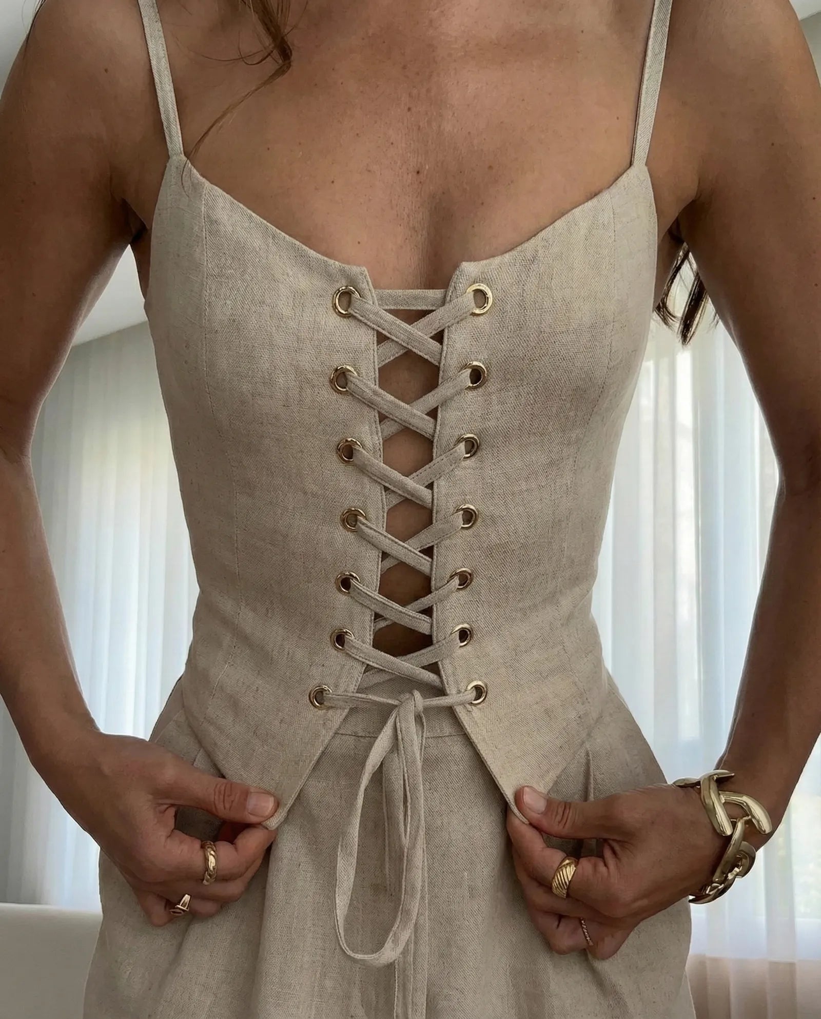 Conjunto Azelya - Top y pantalon - elegancia y comodidad