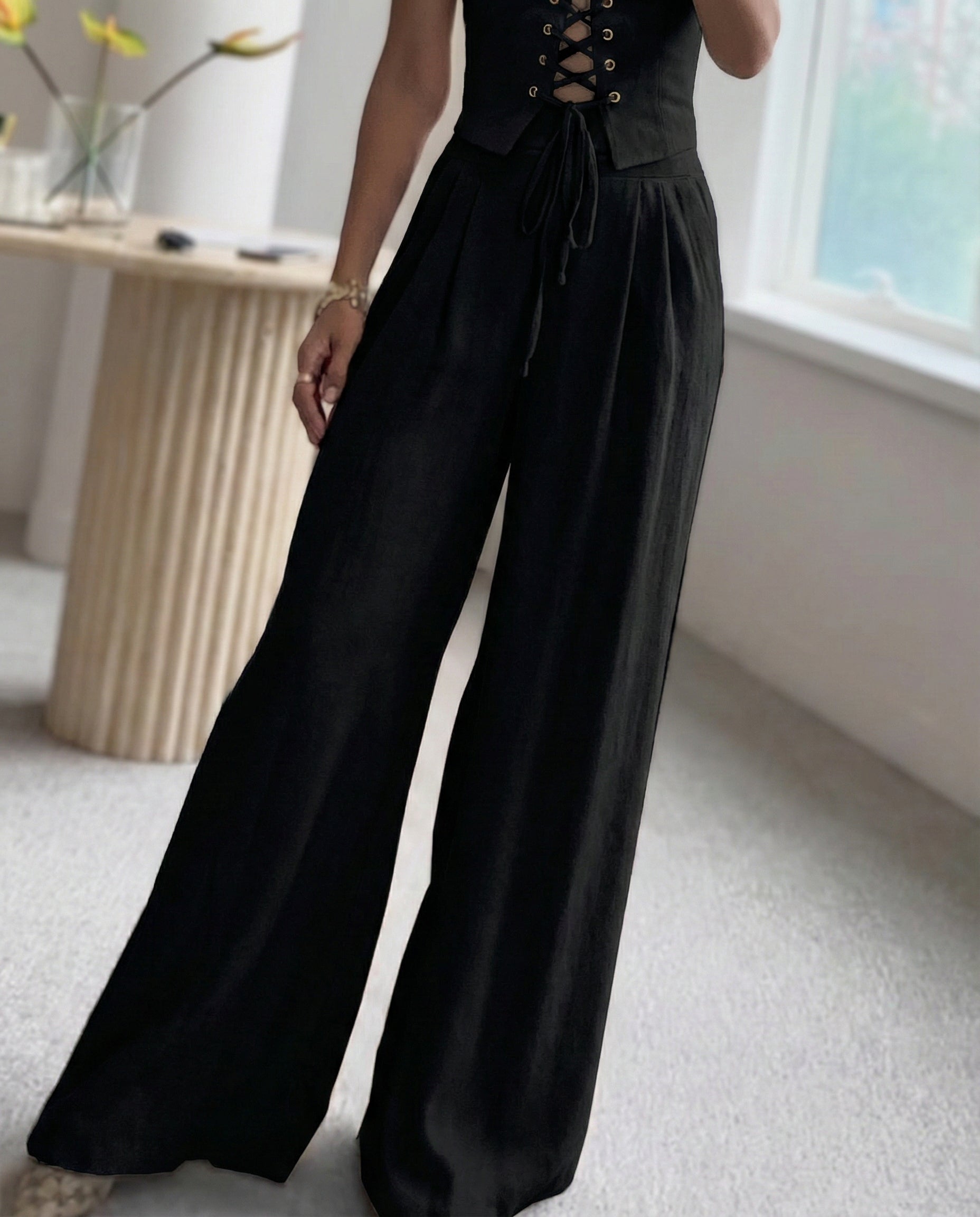 Conjunto Azelya - Top y pantalon - elegancia y comodidad