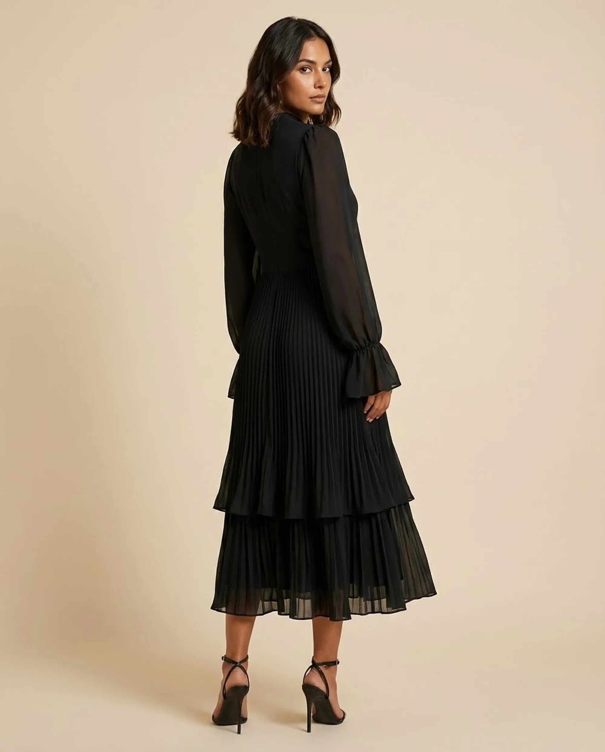 Vestido Midi "Verona" | Edición Plisada Luxury