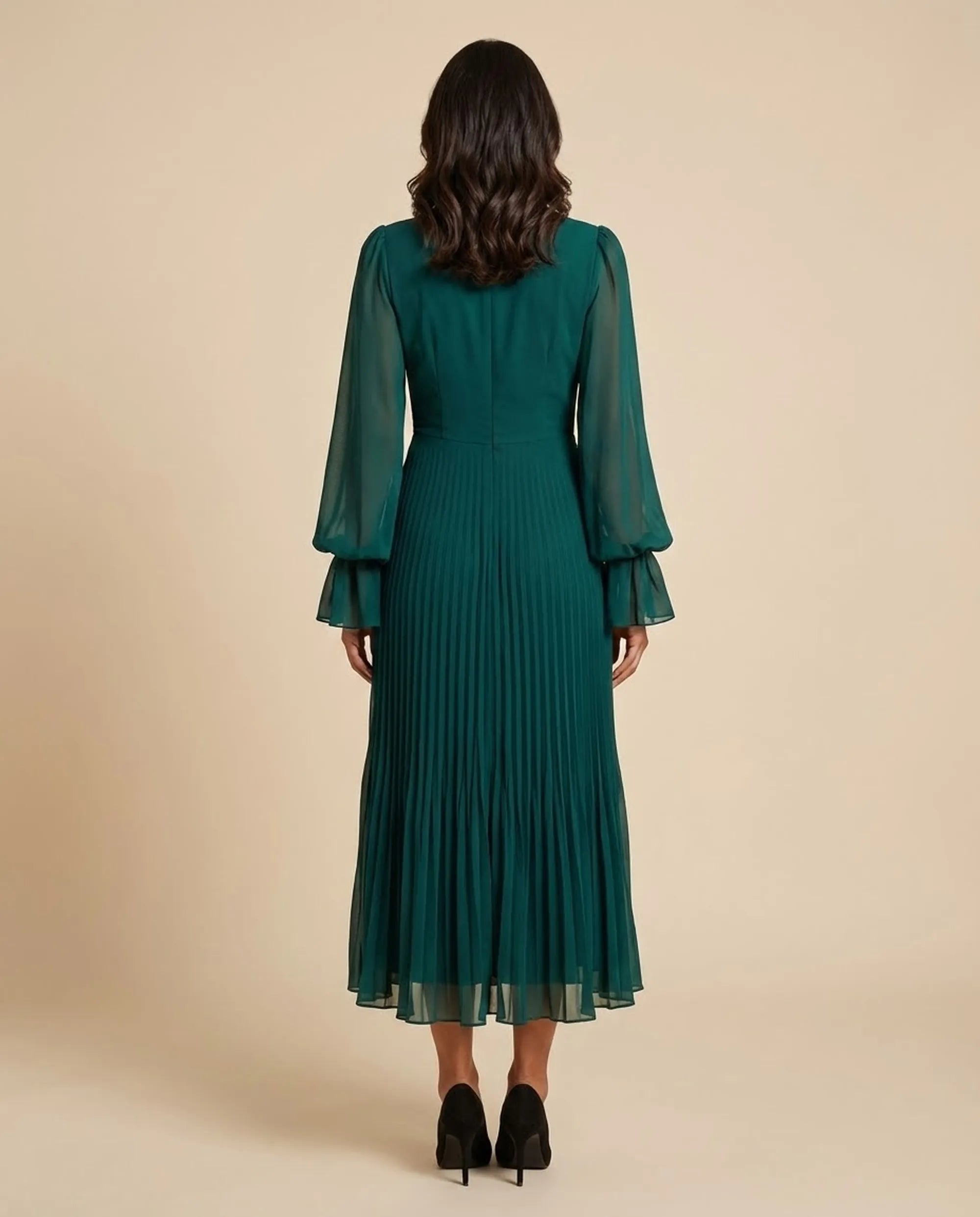 Vestido Midi "Verona" | Edición Plisada Luxury