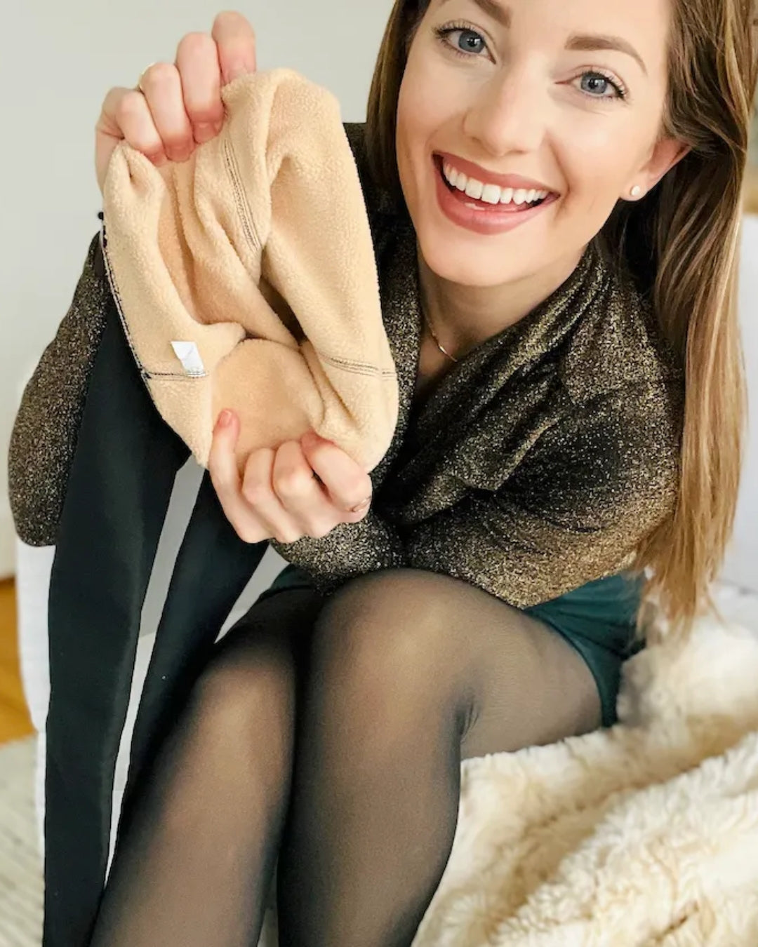 Anti-Cellulite & Smoothing Leggings with Tummy Control Waistband