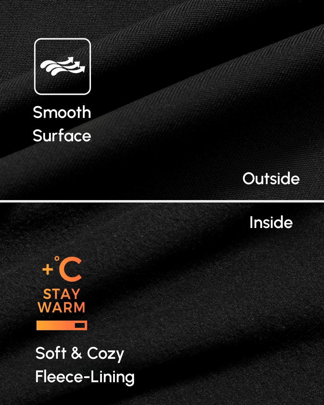 Thermal Jumpsuit with Zipper and Fleece Lining