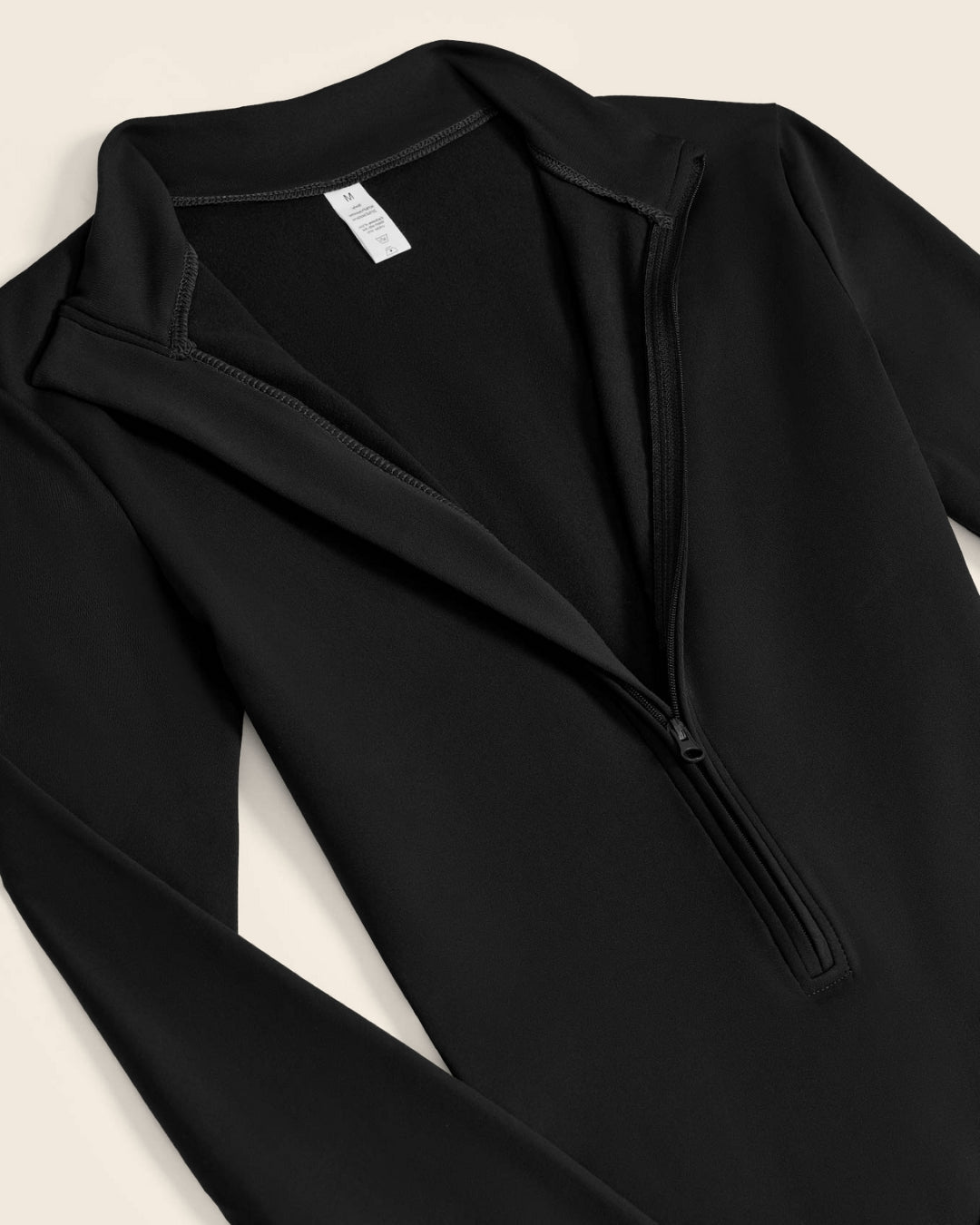 Thermal Jumpsuit with Zipper and Fleece Lining