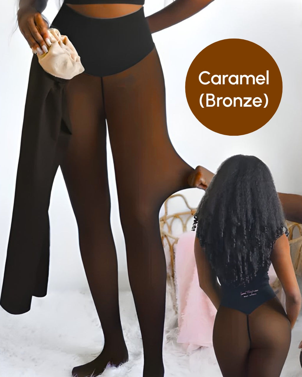 Anti-Cellulite & Smoothing Leggings with Tummy Control Waistband
