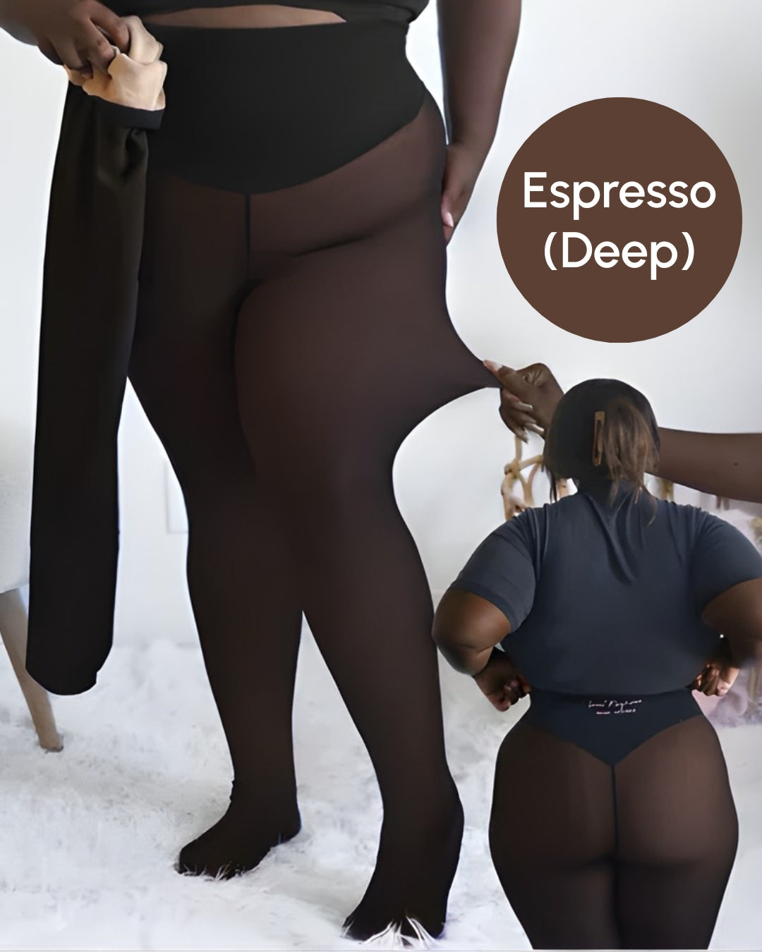 Anti-Cellulite & Smoothing Leggings with Tummy Control Waistband